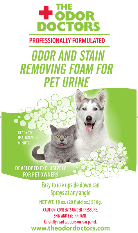 The Odor Doctors - Ordor and Stain Removing Foam for Pet Urine